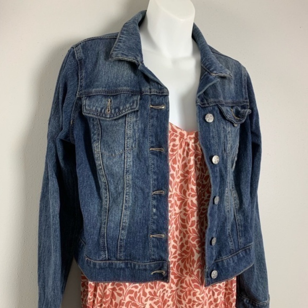 Jessica Simpson Jean Jacket Stretch  Size Medium
